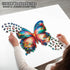 LEOGOR Wooden Puzzles for Adults - Butterfly Oasis - Large 350 Piece (16.1 x 15.1 in) Wood Jigsaws