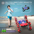 8WD 2.4GHz 8 9 10 11 12 Paaxido Remote Control Car, Gesture Sensing RC Car, RC Stunt Cars Boys Toys with Spray & Light