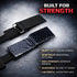 1 Pack QuakeHOLD! Universal Flat Screen TV Safety Straps, Nylon Anti-Tip Adhesive Straps, Earthquake Protection
