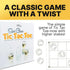 Fairly Odd Novelties Shot Glass Tic Tac Toe, Fun Party Board Drinking Game for Two, Clear