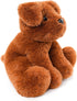 Chocolate Labs Stuffed Animals, 7.9 inches, Brown Chocolate Plush Puppies for Kids Birthday Gifts