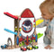 Wooden Race Track Car Ramp Racer Toy for Toddlers, Rocket Car Ramp