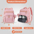 Backpack 28Liters Baby Diaper Bag with Changing Station, Capacity Nylon Baby Registry Mom Bags, Travel Friendly Unisex