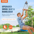 VEVOR Zipline Kit for Kids and Adults - 52 ft Zip Line Kits Up to 500 lb, Quick Setup Backyard Playground Entertainment