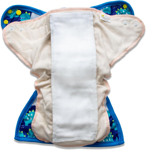 OsoCozy 100% 4x12 inches, 6 12 Pack Gauze Cloth Diaper Doublers - Gauze Weaved Cotton, Thirsty Layers Thick. Add Extra