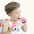 Baby Food Feeder, 3 Pack Silicone Fruit Pacifier Teething Pouches, Pink by Mluchee