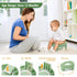 MCGMITT Portable Potty for Kids Travel - Foldable Training Toilet Chair for Toddler Girls with Storage Bags, Potty