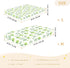 miaozhen 1 Pack 52x28 Cotton Baby Crib Sheets for Boys Girls Soft Comfy Emerald Green Cute Playful Bird Toddler Bed