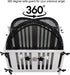 JOINSI Safety Crib Tents to Keep Toddler in, Pop Up Baby Mosquito Net Cover Bed Canopy for Infant - Black