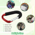 Yinpecly 3Pcs Stroller Hooks, 5.51 inch Large Organizer Hook Bag Clips for Mommy, Grocery or Diaper Bags, Red