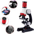 Little World Science Kits for Kids, Beginner Microscope Kit with LED 100X 400X and 1200X Magnification