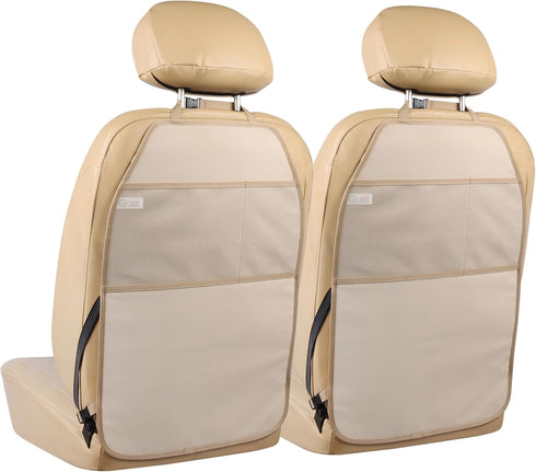 Viaviat Car Seat Protector Large Kick Mat 2 Pack Durable Water Resistant Auto