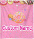 YouBaiVS Baby Blanket for Boys Girls Soft Plush Receiving for Newborns - Donut
