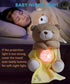 Baby Sleep Soother, Cry Activated Sensor Teddy Bear Lullabies & Mom Heartbeat, Nursery Toddler Star Night Light