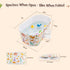 MORAIS 12 Toddler Bathtub Collapsible & Portable, Foldable Baby Bath Tub for Shower & Travel, Dual Drain Plug
