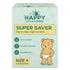 Happy Little Camper Super Saver Diapers, Size 4, 100 Count | Budget-Friendly