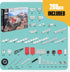 Volico 6-in-1 8-12 5-7, 6-8, 8-10 STEM Kit - Engineering Metal Truck, Airplane and Sports Car Excavator Toy for Boys