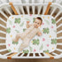 J JOYSAY Mattress,39 27 Frog Hearts Leaves White Fitted Crib Sheet for Boys Girls Baby Crib Bedding for Standard Crib x