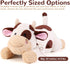 22 Inch 4.5 (22" 4.5 lbs gnomantic Cow Weighted Stuffed Animals - Pounds Weighted Plushies Cow Stuffed Animals - Big
