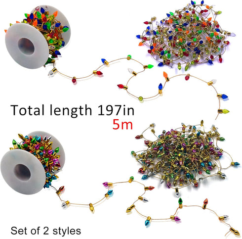 Fake Light String Christmas Decoration DIY Dollhouse Decoration by OperSeven