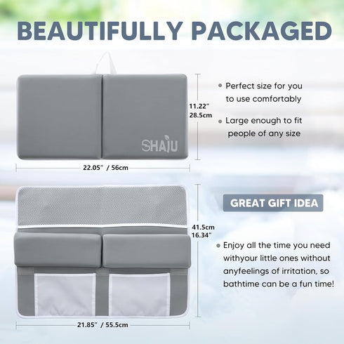 Shaju Elbow Set Bath Kneeler and Rest Pad for Baby Bathing Parents to Relieve Your Knee Pain. Baby Bath Kneeler