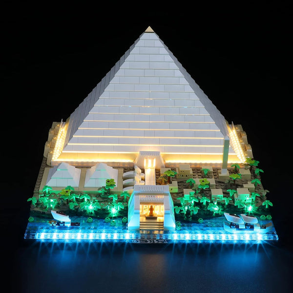Lightailing Light for Lego-21058 Great Pyramid of Giza - Led Lighting Kit Compatible with Lego Building Blocks Model