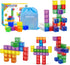 1.38 inch Magnetic Blocks Toddler Toys, 30pcs Translucent Building Blocks for Ages 2-7, Preschool STEM Montessori Toys