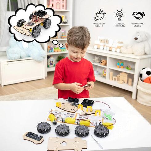 LEPANDA 8-12 12-16, 8 9 10 11 12 13 14 15 16 RC Robot Car Kit for Kids Ages STEM Science Kits, STEM Projects, Gifts