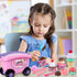 Magic4U 48 Set 3 4 5 6 Ice Cream Cart Toys for Kids, Piece Ice Cream Shop Pretend Play with Scooper, Toppings and Other
