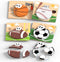 Wooden Puzzles for Toddlers 2-4, Sports Puzzles, Wood Toys for Kids, Basketball, Football, Baseball, Soccer Puzzle