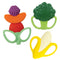 Infantino Lil Nibbles Textured Silicone Teethers, BPA-Free Baby Teething Toy, Soft, Easy