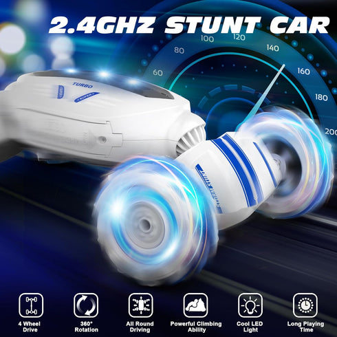 Loiley 6-8 4WD, 2.4Ghz, 360 2 Remote Control Car, Gesture Sensing RC Car Boys Toys for Years Old, Best Birthday Gifts