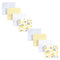 Hudson Baby Unisex Baby Cotton Flannel Receiving Blankets Bundle Set, Lemons 8-Pack,