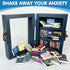 IAIHBBLY 60 Anxiety Bookshelf Mini Books with Pcs Mini Books for Anxiety BookshelfMiniature Dollhouse Books Assorted