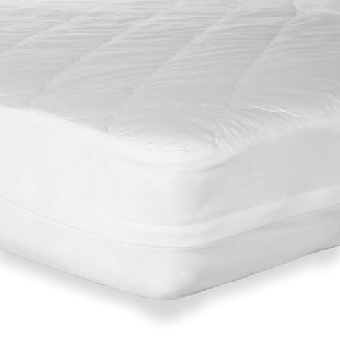 Jambini Zipper Crib Mattress Protector - Fully Encased & Waterproof Cover