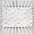 Cstdyfrv 52''x28'' Cute Cats Mouse Baby Boys Girls Crib Sheets Pastel Kittens Paws Bows Bells Toddler Bed Sheets Cats