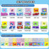 BAOXUE 24 Packs Set, Valentines Day Cards for Kids School, Animal Building Block Valentines Day Gifts for Kids