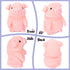 Hopearl Talking Pig, Repeats What You Say, Nodding Electric Interactive Animated Toy for Toddlers, Pink
