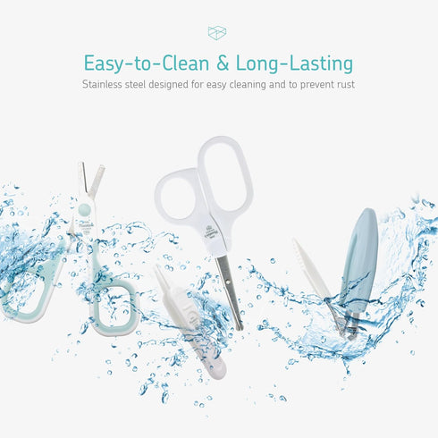 Little Martins Drawer (4 2x 1x Set Little Martins Baby Nail Care Kit pcs) - Nail Scissors and Nail Clipper