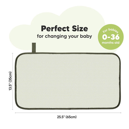 KeaBabies Portable Diaper Changing Pad and Waterproof Travel Changing Mat for Baby - Travel Diaper Change Mat