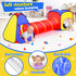 Kids Play Tent with Ball Pit, Crawl Tunnel, and Castle Tent, Pop Up Playhouse for Boys and Girls Indoor and Outdoor