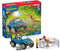 Schleich Dinosaur - 15PC Dinosaur Toy Truck & Outpost Playset - Includes