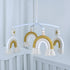 YWLUUOO Handmade Musical Hanging Toy Rainbow Wind Pendant Crib Mobile Rattles for Birthday Gifts Hanging Pendant Crib