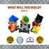 Magnetic Build-A-Truck Construction Toy Play Set, 5 Pieces
