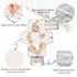 CHUROUSY Cowboys Portable Diaper Changing Pad with Wipes Holder, Western Desert Foldable Baby Diaper Changer Travel Bag