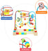 QZMTOY Bead Maze Toy for Toddlers, Colorful Roller Coaster Educational Toys for Kids Birthday Gift
