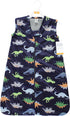 Hudson Baby Unisex Baby Plush Faux Fur Sleeping Bag, Wearable Blanket, Dinosaurs, 6-12 Months