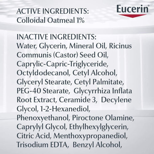 3+ 5 oz. Eucerin Baby Eczema Relief Body Cream, Steroid & Fragrance Free for Months of Age, Tube