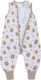 Miracle Baby Sleep Sack with Feet - 0.5 TOG 100% Breathable Cotton Wearable Blanket,