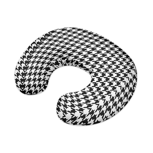 Drnuikhe Slipcover,Tummy Houndstooth Nursing Pillow Covers Stretchy Breastfeeding Pillowcase Breastfeeding Pillow Time